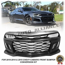 For 2010-2014&2014-2015 Chevy Camaro 5TH to 6th Gen ZL1 Front Bumper Cover Kit