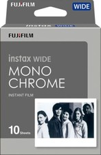 New Fujifilm Instax Wide Monochrome Instant Film - 10 Sheets Expired