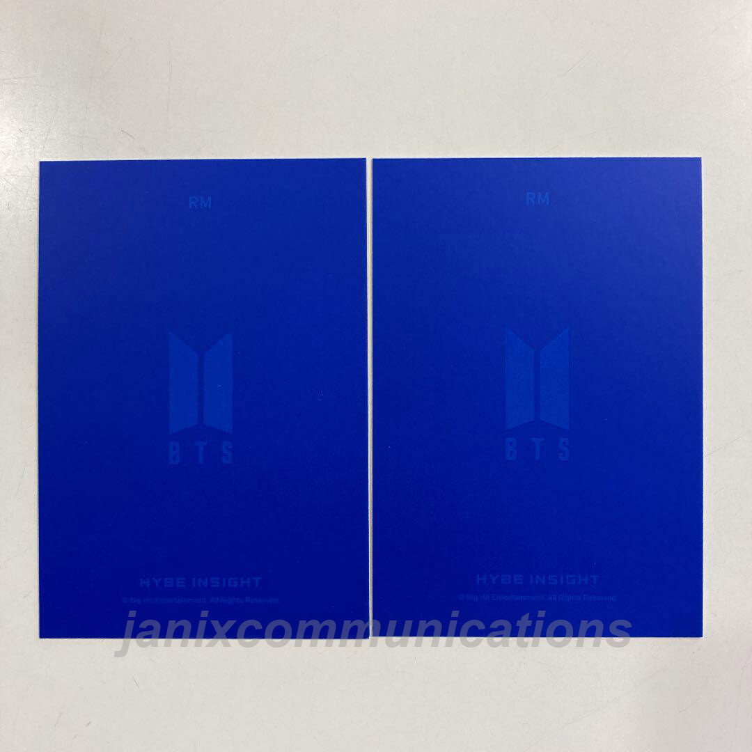 BTS HYBE INSIGHT Museum Official PHOTO CARD SET - 2pcs MEMBER | eBay