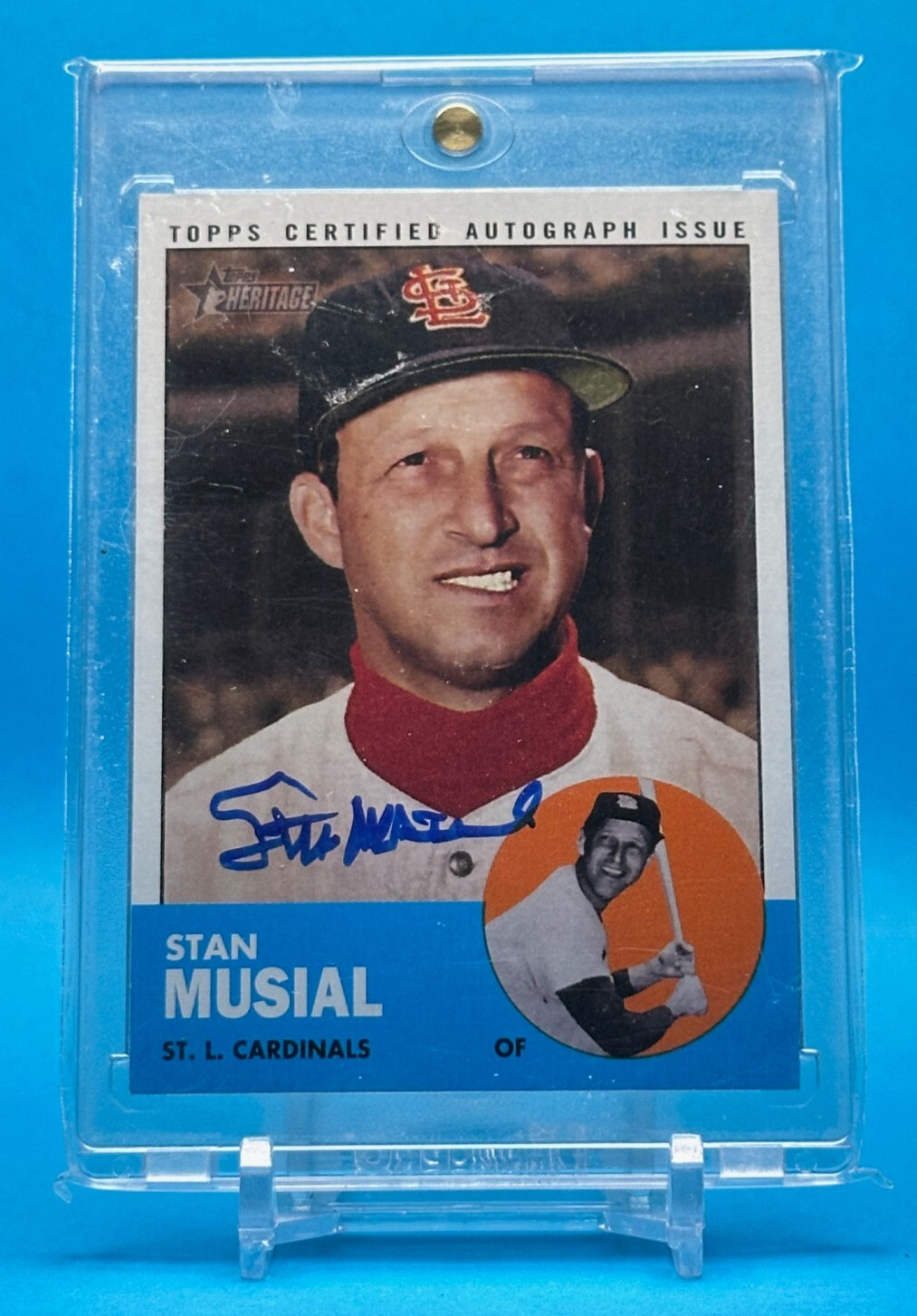 2012 Topps Heritage - Real One Autographs Stan Musial #ROA-SM