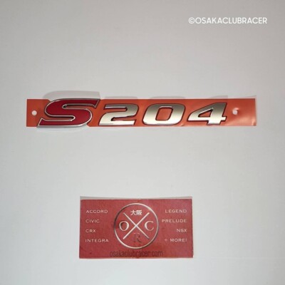 Genuine OEM Subaru S204 Rear Emblem Badge WRX STi JDM 93073FE860 New GDB 01-07