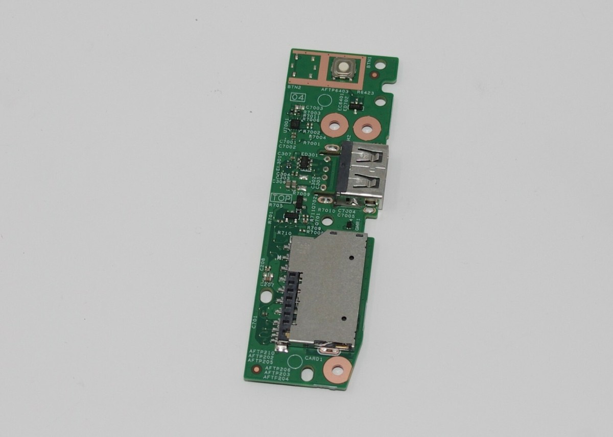 Dell Inspiron 14 (5482) 2-in-1 Power Button/USB/SD Card Reader IO