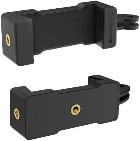 OCTO MOUNTS 2 Pack Universal Smartphone Holder w GoPro Mount Attachment for