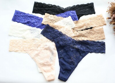 Women Sexy Thongs Floral Mesh T-back Underwear Ladies G-string Knickers L-XL-2XL
