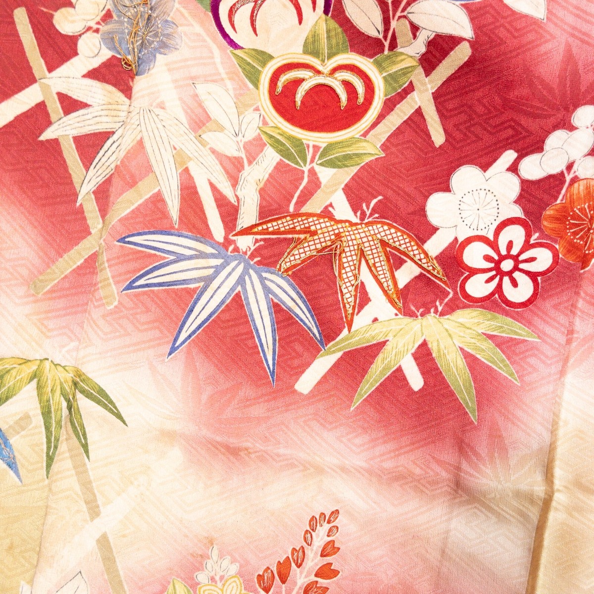 K51574-9 Antique Japanese Kimono Silk Komon | eBay