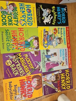 Horrid Henry Books X 8, Kids Books, Teenager Books