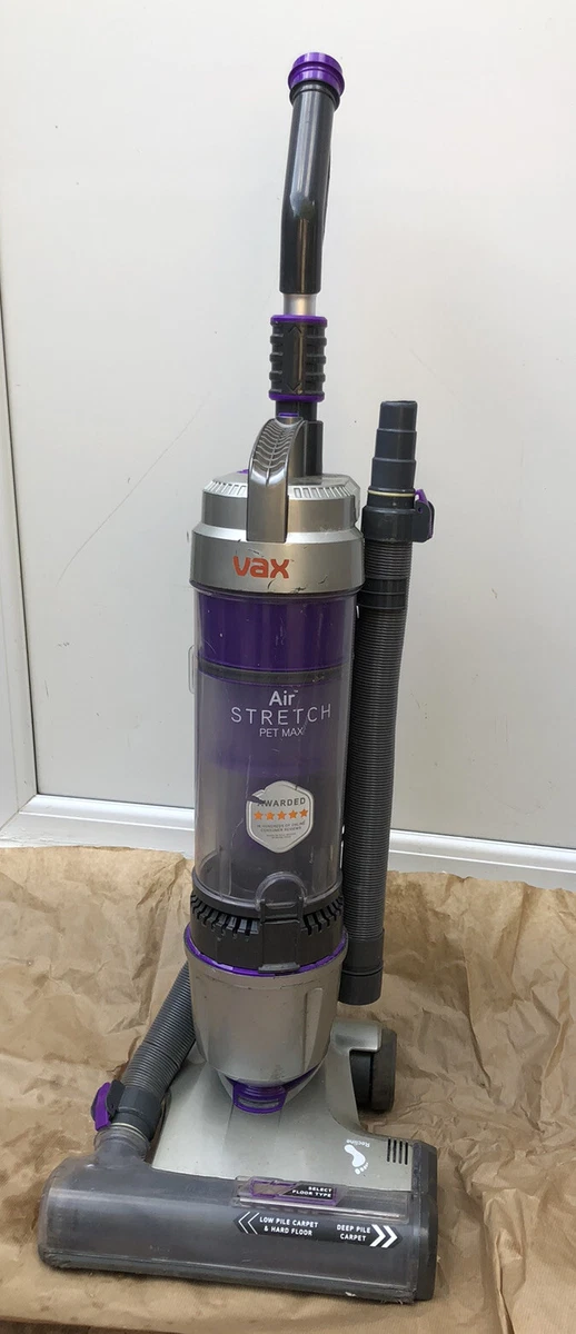 Vax Air Stretch Pet Max U85 AS Pme Upright Bagless Vacuum Cleaner Silver