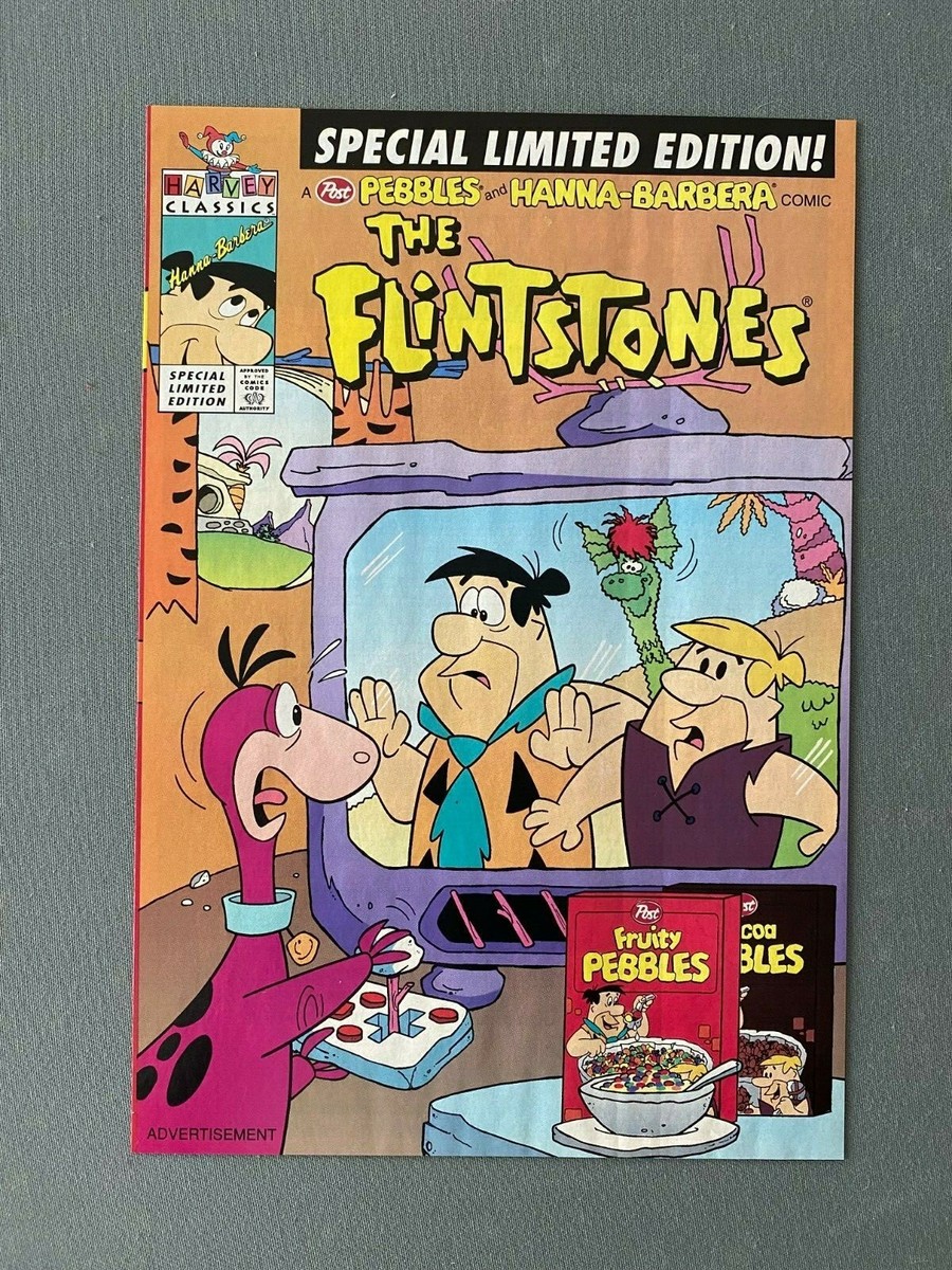 Post Fruity Pebbles cereal box w/free Comic Book from 1993 | eBay