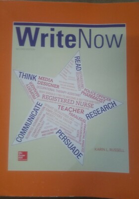 Book Write Now Second Edition Karin Russell Annotated Edition Textbook 