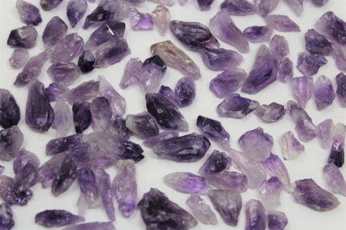 1/2 Pfund (8 Unzen) Großpackung Amethyst Punkte Kristall Sammlung natürliche Proben in Box - Bild 12 von 12