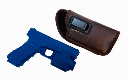 Houston Brown IWB Holster for Glock 17/22/20/21 with Laser/Light Gen 1,2,3,4,5 - Picture 3 of 12