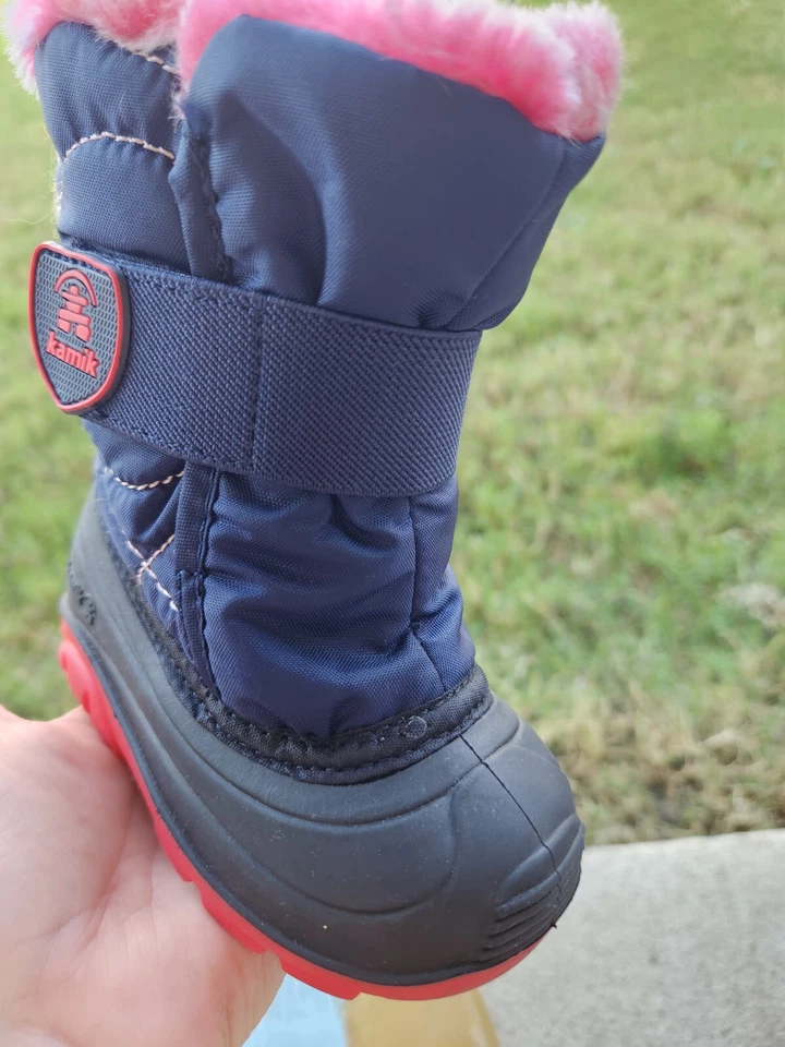 Kamik Snowbug "Azul/Rosa" Niñas Niño 5C Foto 4 de 4