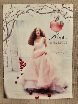 Werbepapier Parfum. N. Ricci - Nina von 2006 - Parfum Ad