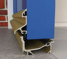 Exitex KLEERTREAD 25 Draught/Rain Excluder, Door Threshold - Gold - 914mm