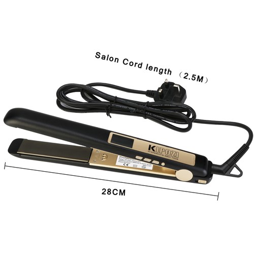 KIPOZI Professional Hair Straighteners Wide Plates Digital Display Heat up Fast eBay