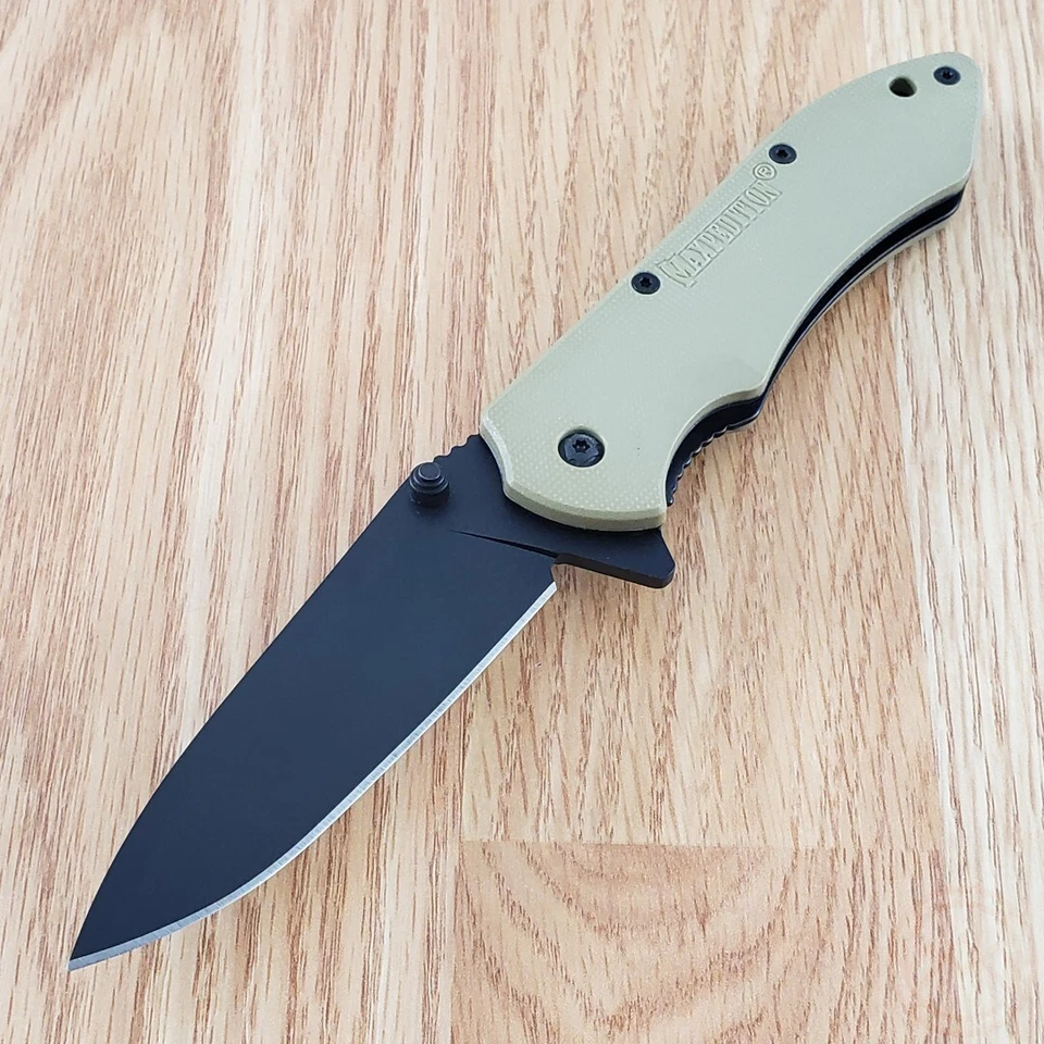 Cuchillo Plegable Maxpedition Ferox Liner 3.25" 5Cr13 Hoja de Acero Fibra Nylon Mango Foto 2 de 4