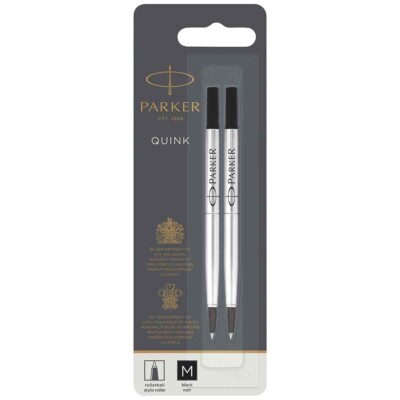PARKER Rollerball-Mine M 0,7mm schwarz -2 Stück im SPARPACK-