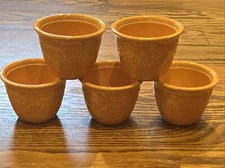 TS&T Genuine Oven Serve Ware Berry Bowls 3 1/2 Inch Lot of 5 ORANGE