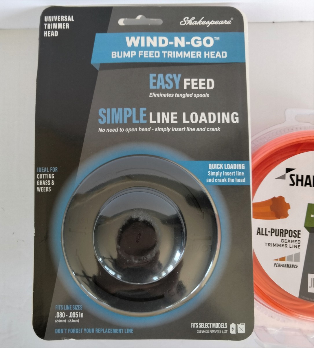 その他 CREAM SODA TEMMYE 2ND BOBBING HEAD Shakespeare Wind-N-Go Bump Feed Trimmer Head w/.080