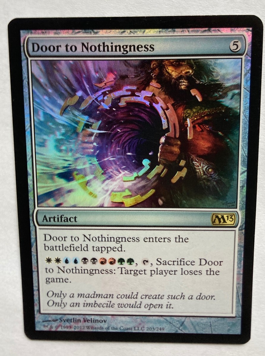 Door to Nothingness M13 Core Set 2013 FOIL Rare Artifact MTG 203