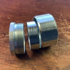 Erickson Rigid Three Piece Coupling 2  Dia. Steel/Zinc