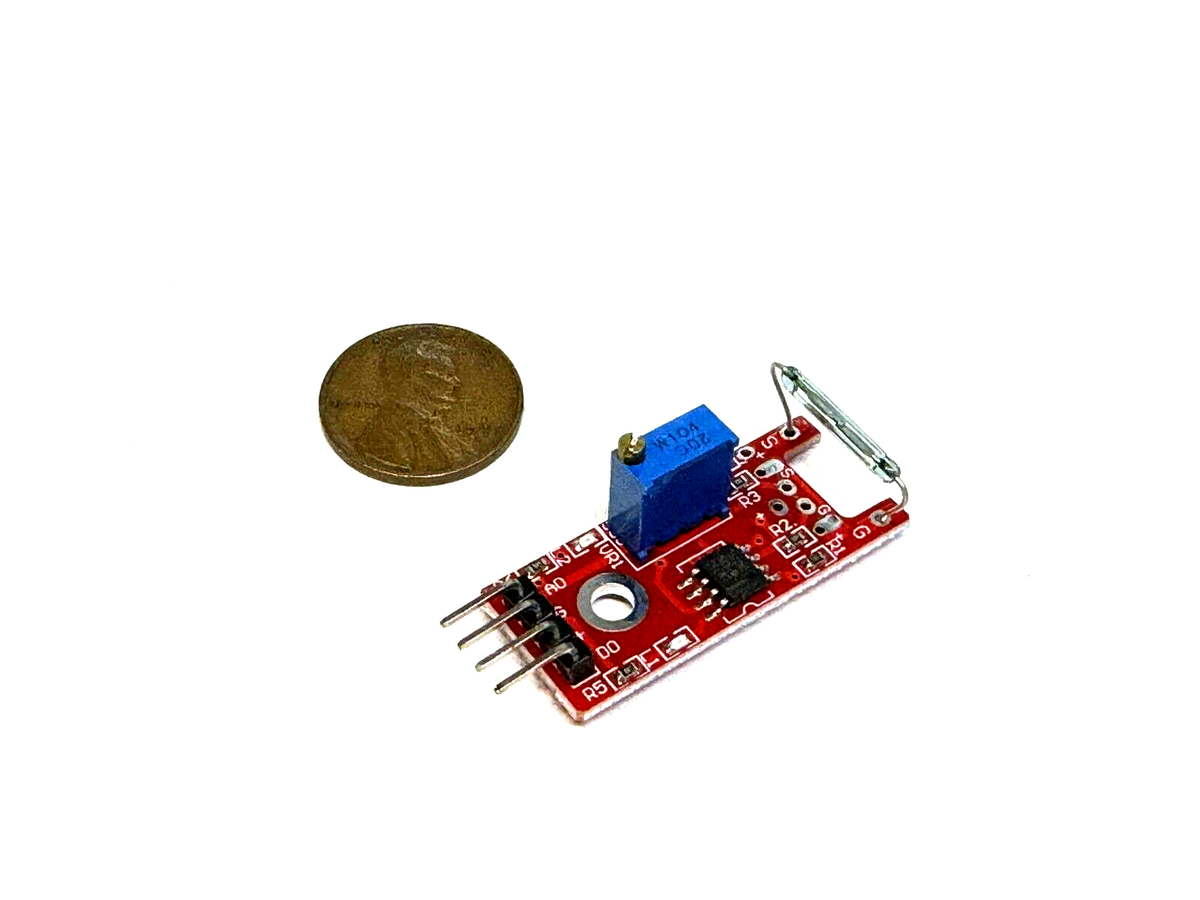 Magnetic Switch Reed Sensor Module - Normally Open With LM393 ...
