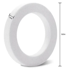 FloraCraft CraftFoM Wreath Bulk Pack-9.8"X2"