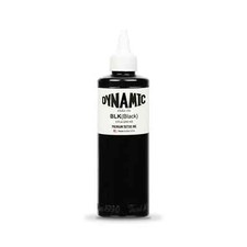 DYNAMIC BLACK Tattoo Ink 8 oz Authentic Made in USA