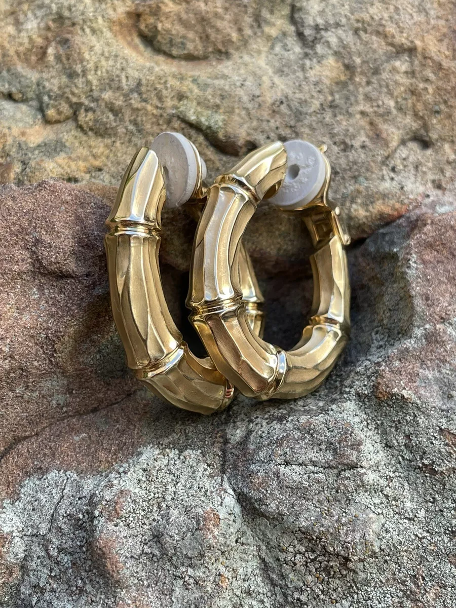 Cartier bamboo earrings hot sale