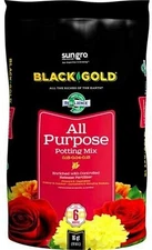 Black Gold 1310102 16-Quart All Purpose Potting Soil w/ Control Released Fertlzr