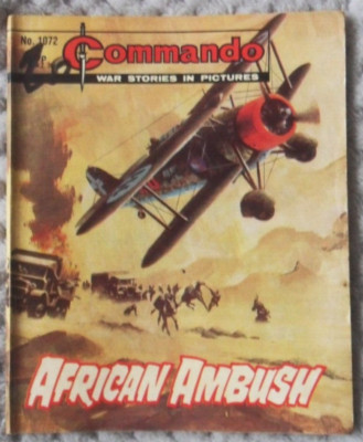 Commando Comic. African Ambush Issue No 1072