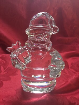 FLAWLESS Stunning BACCARAT France Glass Crystal SANTA CLAUS WITH