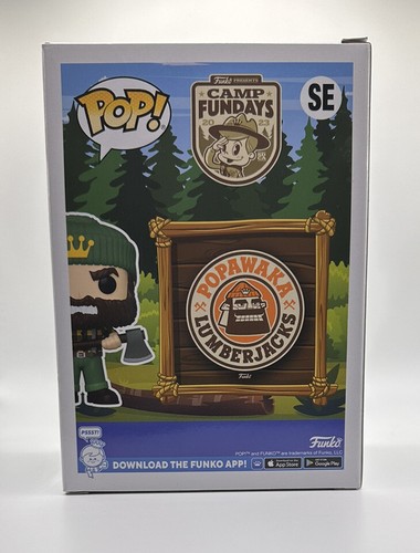 Popawaka Lumberjacks SE 6500 Funko POP! - Camp Fundays 2023 Exclusive - Picture 3 of 4
