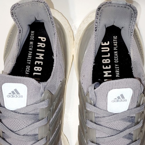 Adidas UltraBoost 21 Running Sneakers Lace Up Shoes FY0404 Gray White Wms 9US - Picture 15 of 20