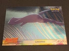 1999 Pokemon Mewtwo Strikes Back Blue Label Topps Holo Foil #1 Legends Mew