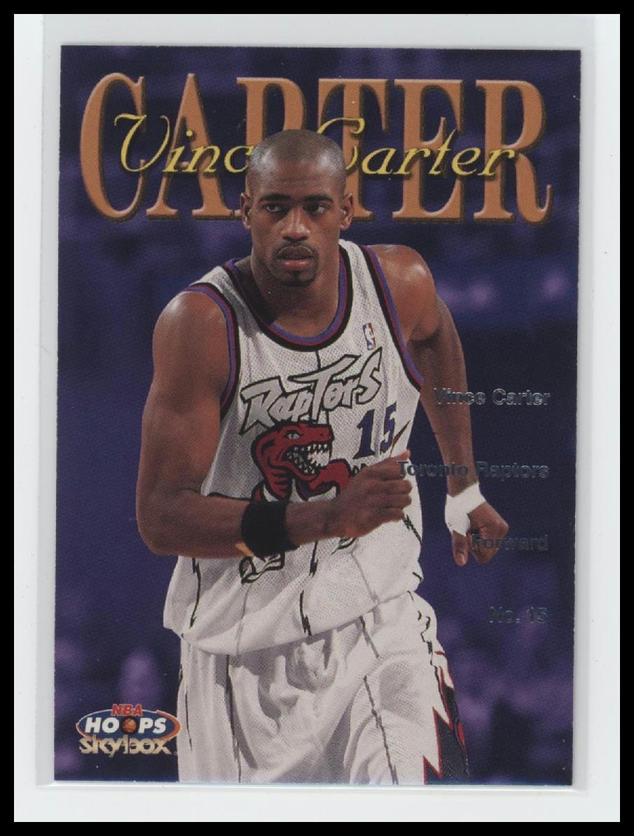1999-00 Hoops Vince Carter #3 BCa Build Your Own Card Redemptions Raptors #/250