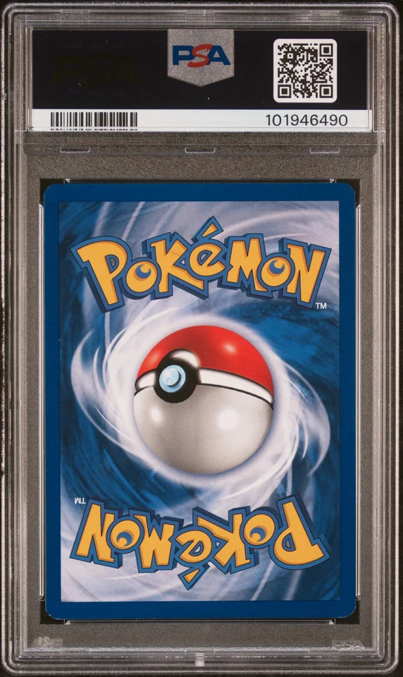 2002 Pokemon Neo Destiny Dark Gengar #6 PSA 8 Holo Swirl!! - Image 2 of 2