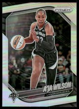 2025 Panini Prizm WNBA Prizms Silver #76 A'ja Wilson - BSK