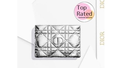 2025 Christian Dior Miss Dior Cannage pouch DIOR Silver Pouch