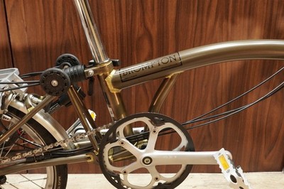 Brompton M6L Raw 16-Inch Folding Mini Velo Bike 2x3 Speed 2013