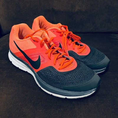 NIKE AIR PEGASUS+ 30 Mandarin Orange Charcoal Grey Salmon Mens 11 US 45 EUR