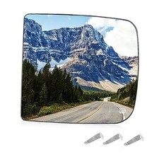 Driver Left Side Heated Mirror Glass Fits for 2009-2019 Dodge Ram 1500, 2010