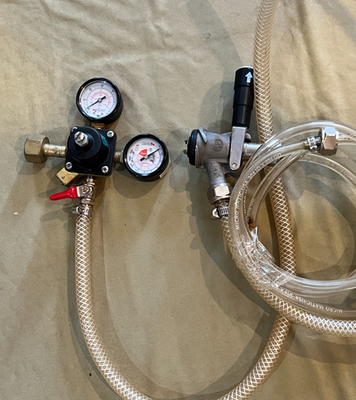 #ad Micro Matic Compressed Gas regulator PL 60 with Beer Keg Coupler $50.11