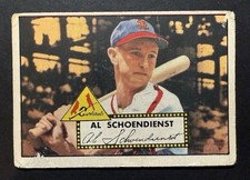 1952 Topps - Red Schoendienst #91 St Louis Cardinals HOF - Low Grade