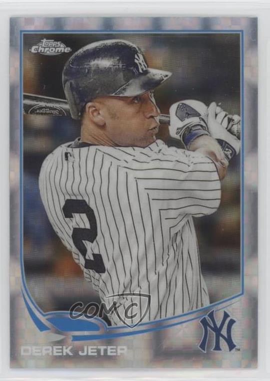 2013 Topps Chrome X-Fractor Derek Jeter #10 HOF 0ty6