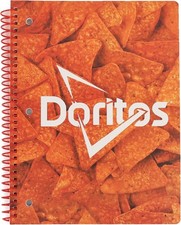 Doritos Cute One Subject Spiral Notebook College Ruled, 3 NOTEBOOK,