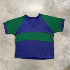 1970  s Block Color Terry Cloth T Shirt Vintage