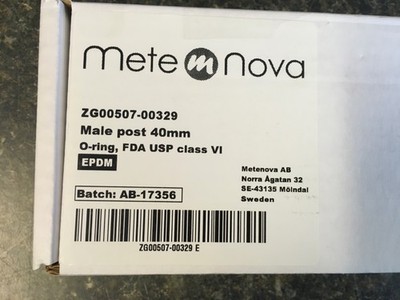 Mete Nova Male Post 40mm O-ring FDA USP Class VI  (KB)