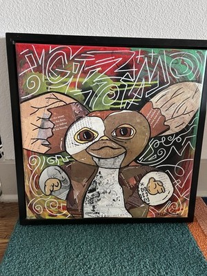 Original ART 20X20 GIZMO from THE GREMLINS Steven Spielberg 