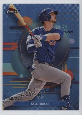 2025 Topps Finest Uncommon Sky Blue Refractor /250 Kyle Tucker #148 09v1